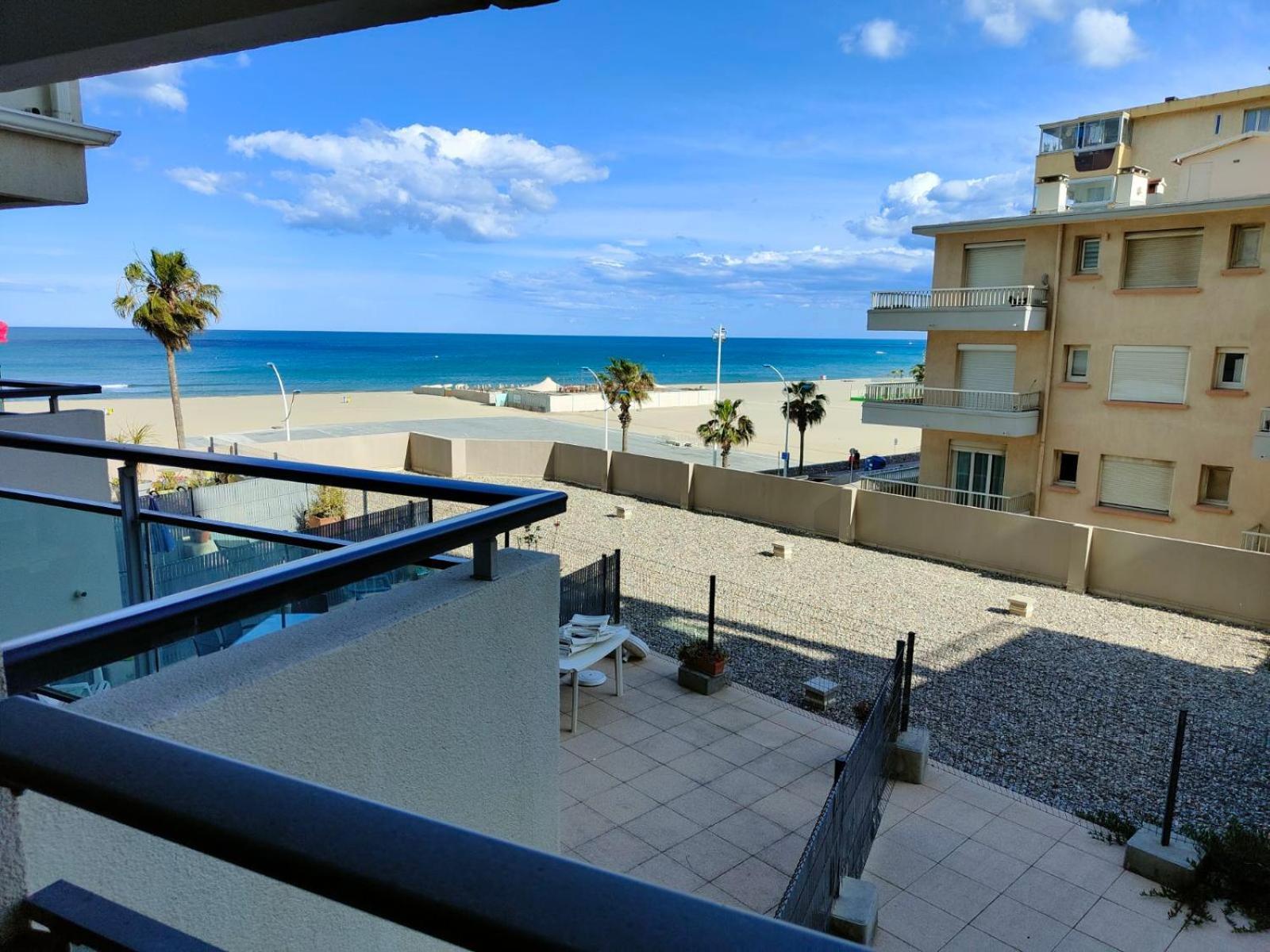 Studio Cosy Climatise Vue Mer Canet Plage 3Etoiles Esterno foto
