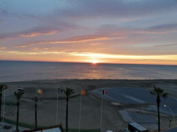Studio Cosy Climatise Vue Mer Canet Plage 3Etoiles Esterno foto