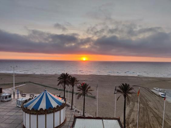 Studio Cosy Climatise Vue Mer Canet Plage 3Etoiles Esterno foto