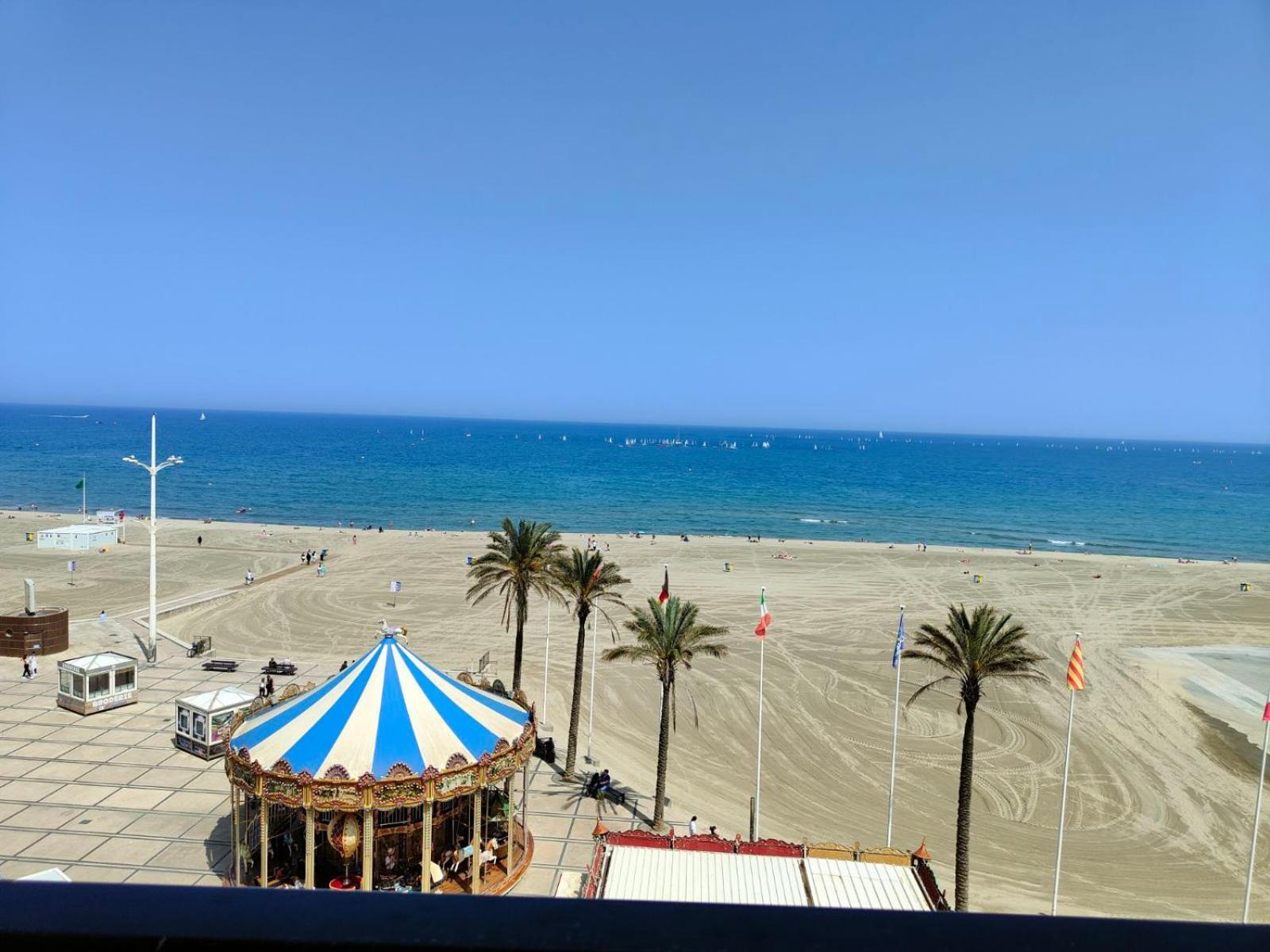 Studio Cosy Climatise Vue Mer Canet Plage 3Etoiles Esterno foto