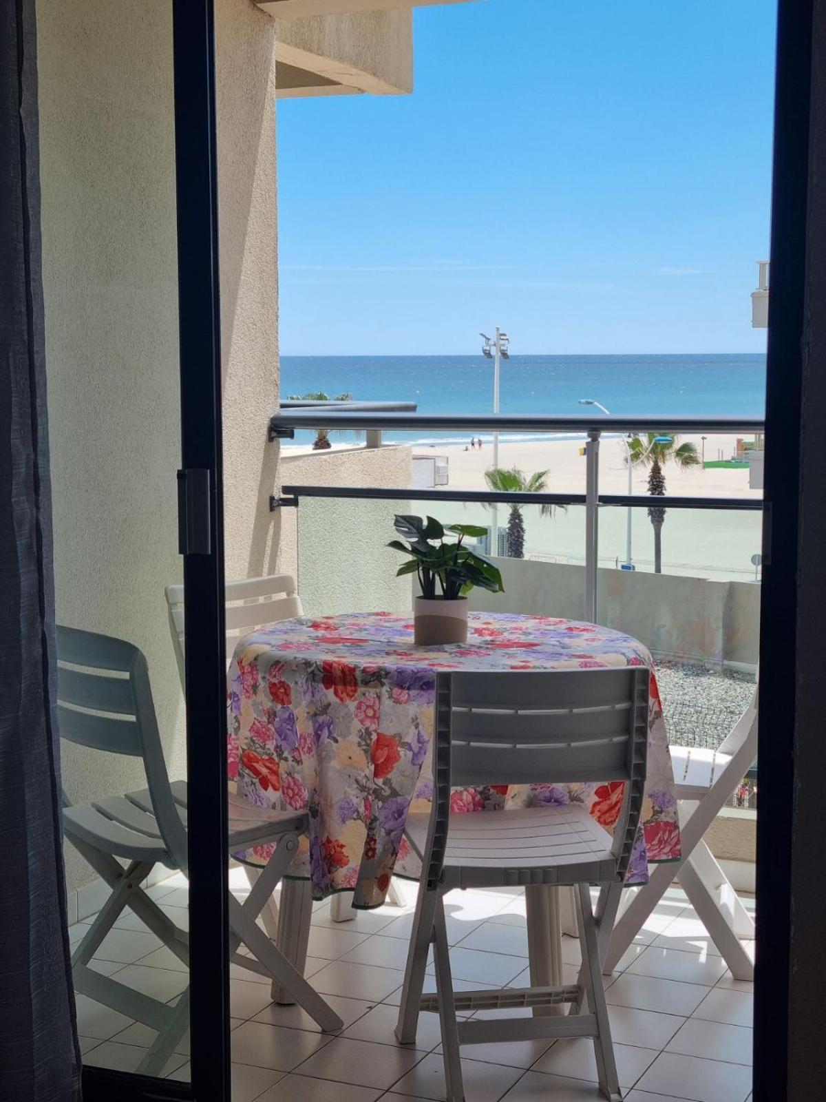 Studio Cosy Climatise Vue Mer Canet Plage 3Etoiles Esterno foto